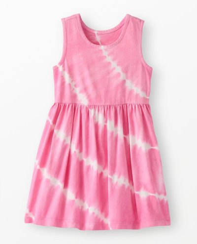 Sleeveless Tie-Dye Dress with Pockets