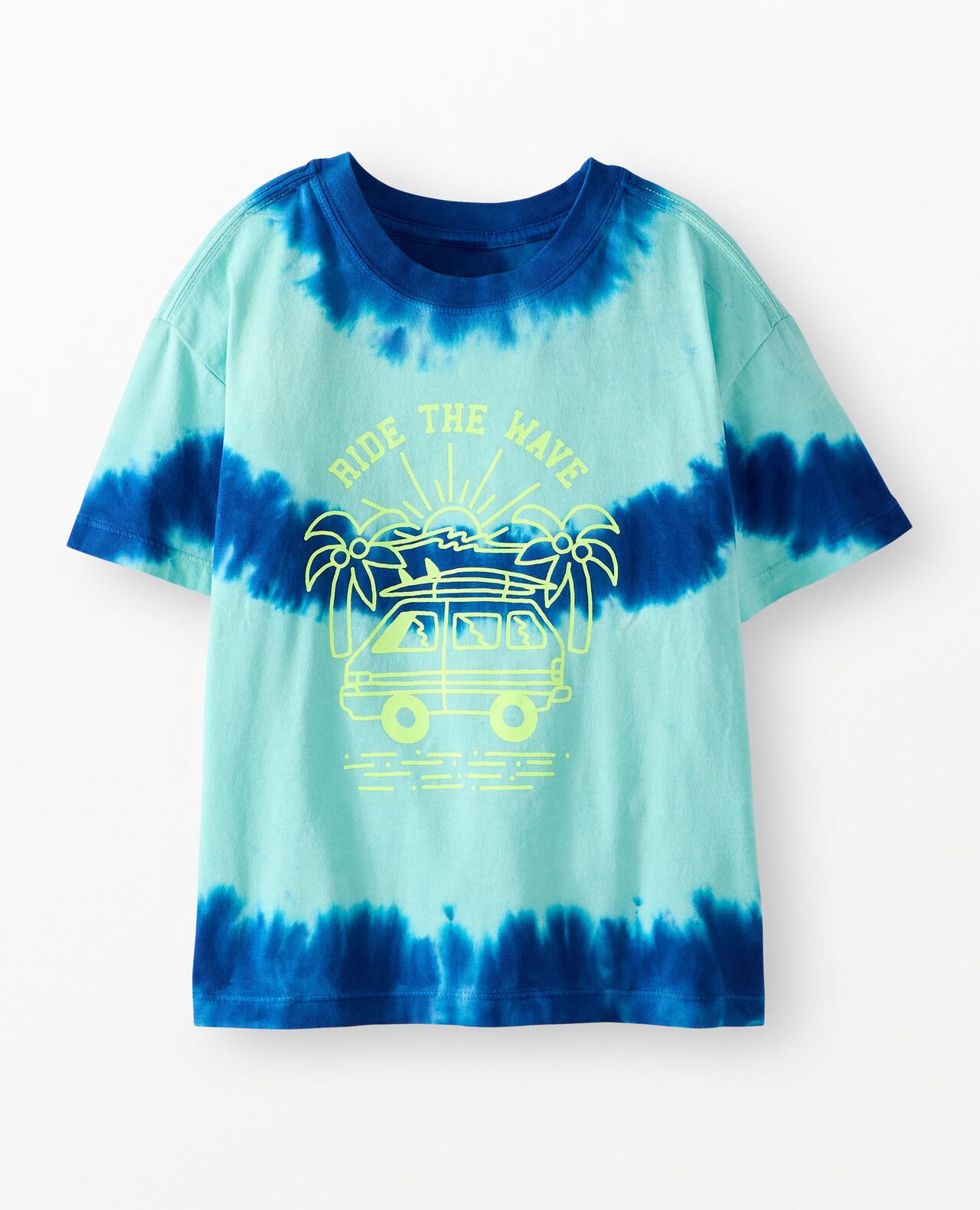 Relaxed Fit Tye-Dye Graphic T-Shirt