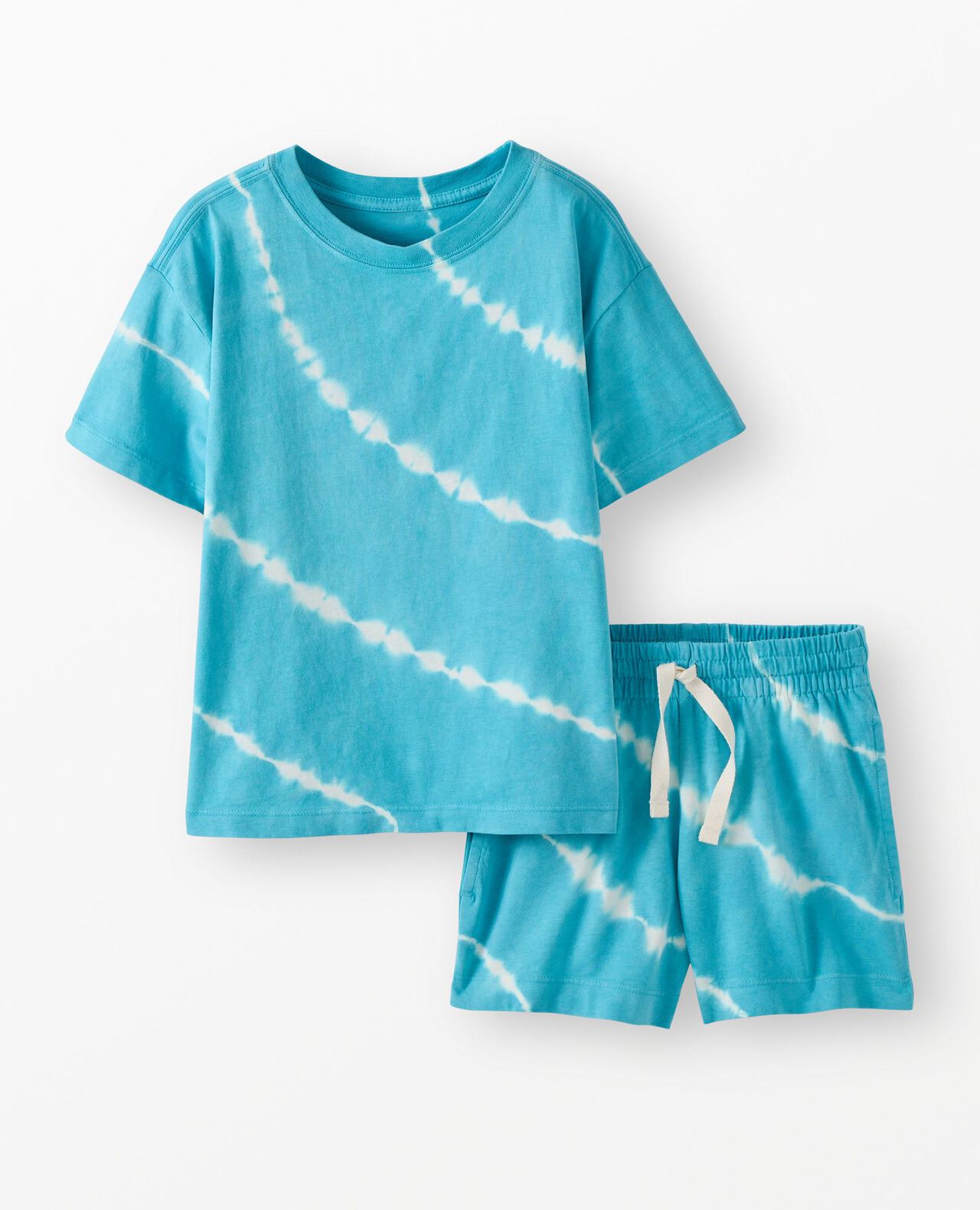 Relaxed Fit Tie-Dye T-Shirt & Shorts Set