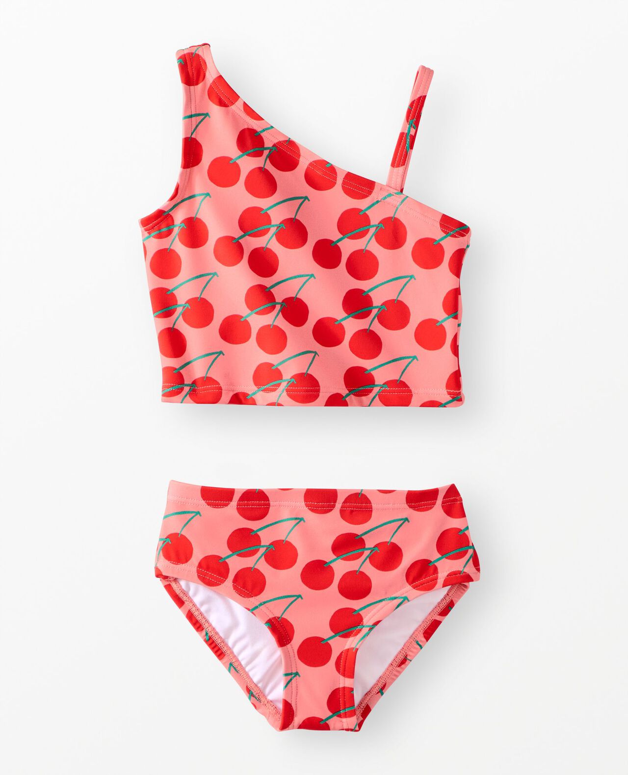 Two-Piece Asymmetrical Strap Swimsuit - Image 2