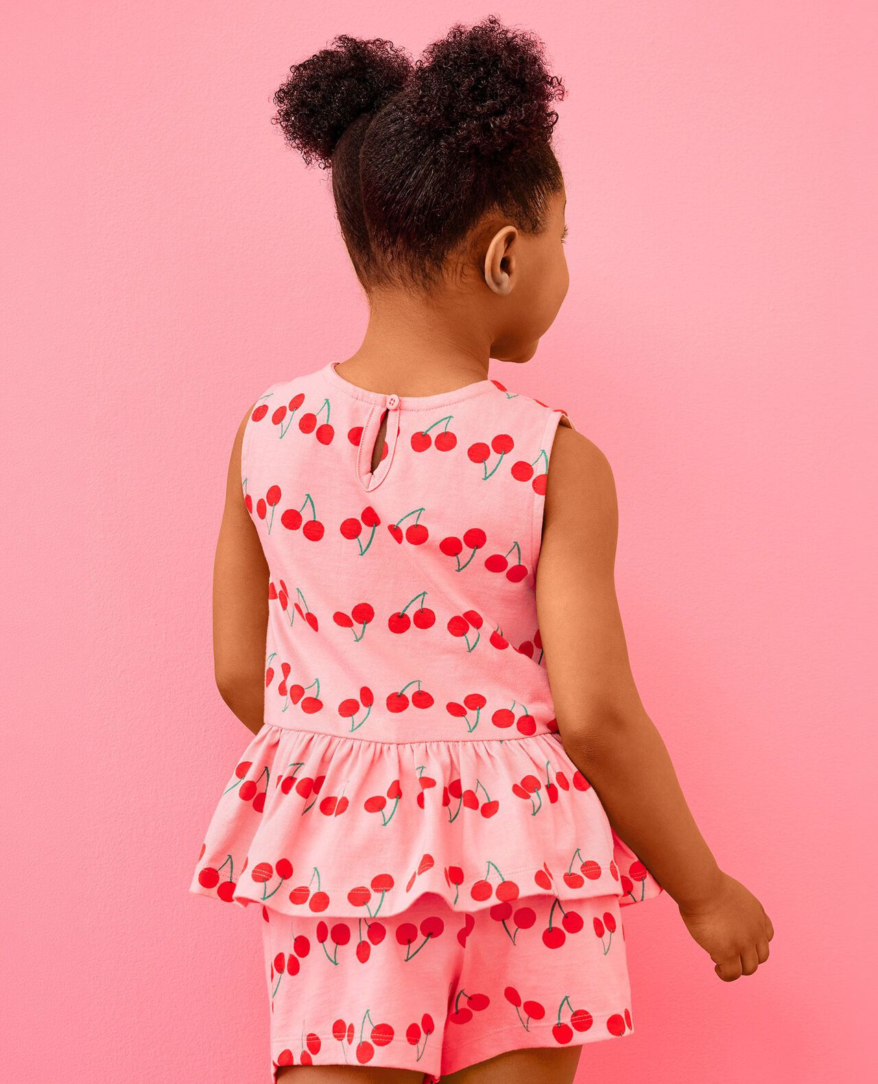Sleeveless Peplum Top & Shorts Set - Image 4