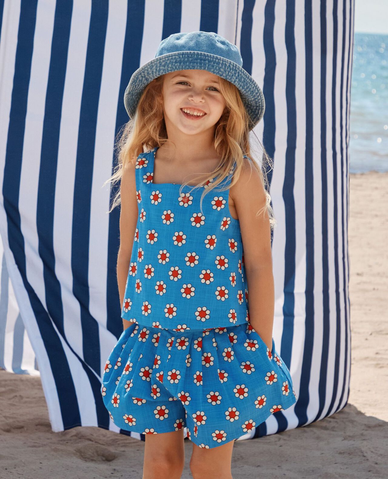 Poplin Shorts with Pockets - Image 3