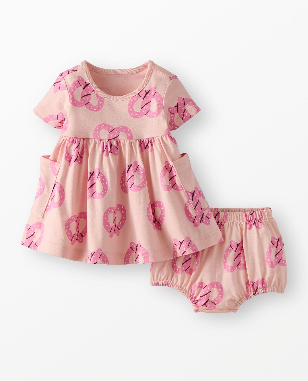 Baby Pocket Dress & Bloomers Set