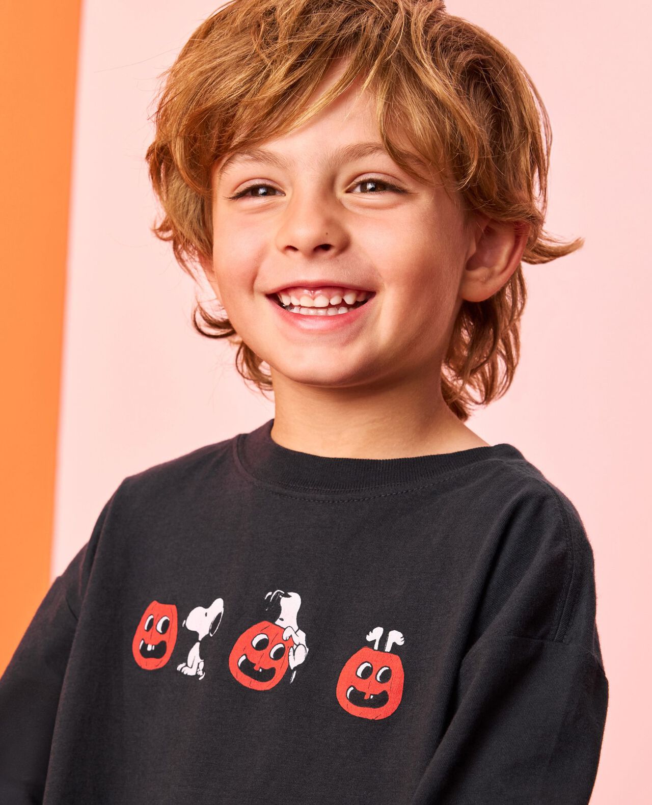 Peanuts Halloween Long Sleeve Graphic T-Shirt - Image 3