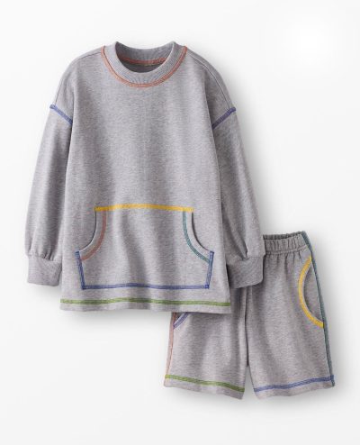 French Terry Sweatshirt & Shorts Set