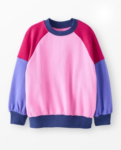 French Terry Colorblock Bubble Sweatshirt