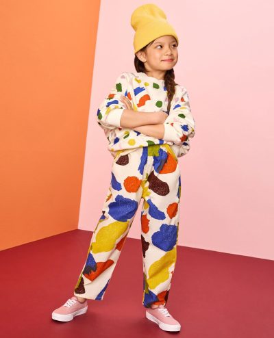 Twill Pull-On Barrel Pants
