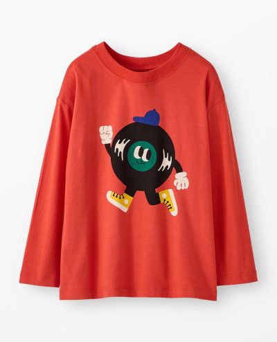 Long Sleeve Relaxed Fit Graphic T-Shirt