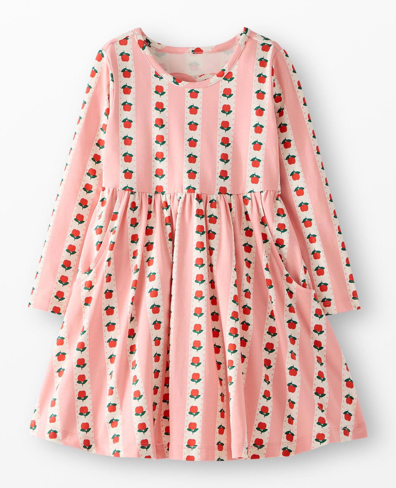 Heart-Back Skater Dress with Pockets