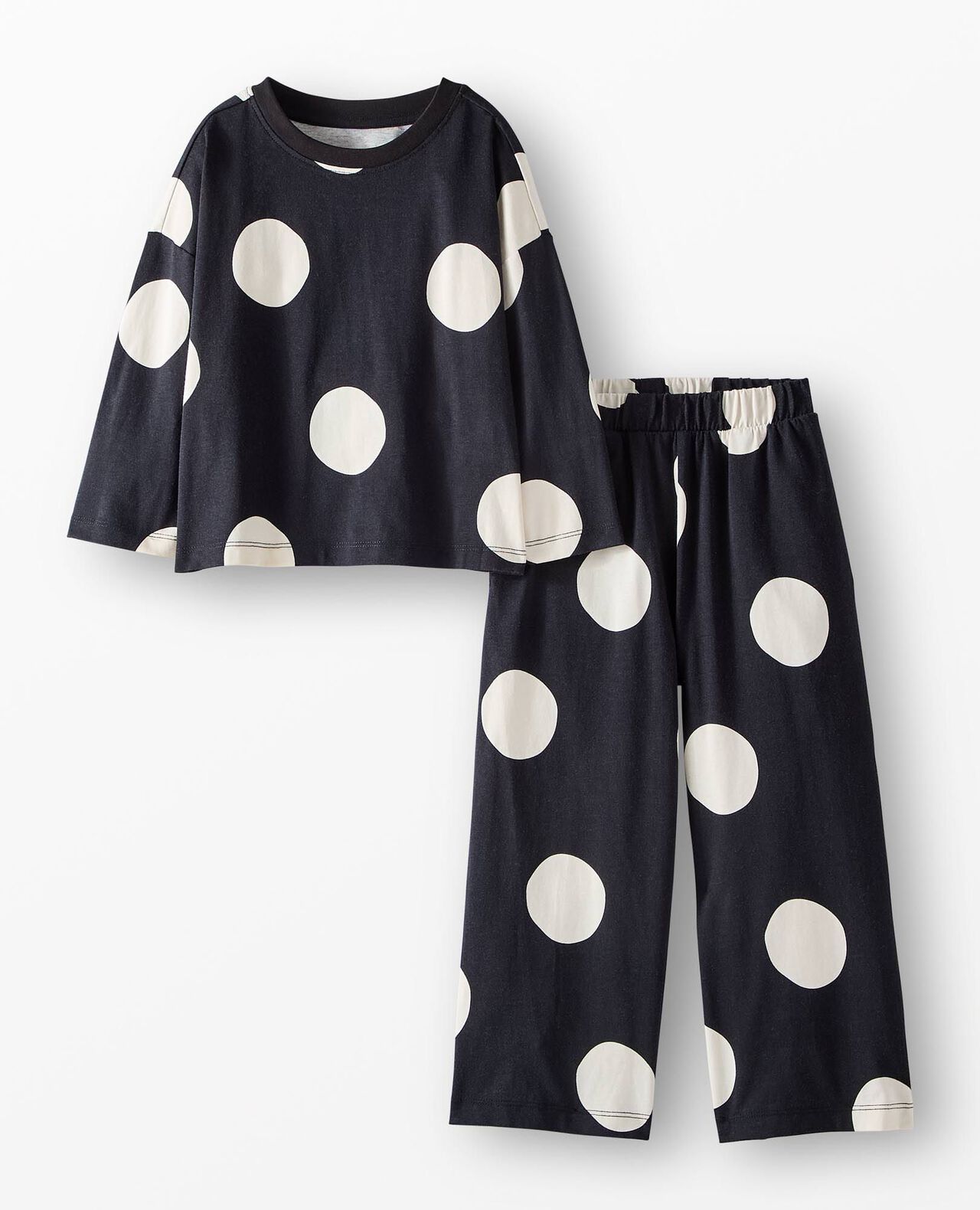Long Sleeve Top & Wide Leg Pants Set - Image 2