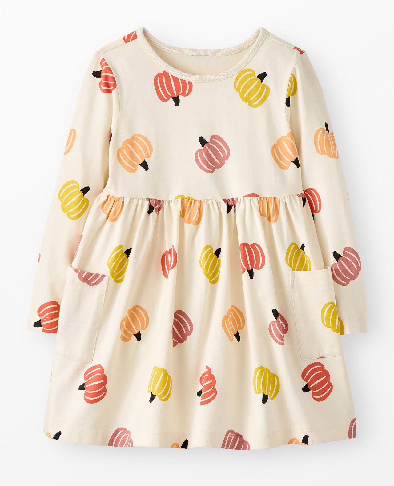 Halloween Long Sleeve Playground Dress with Pockets - Image 2