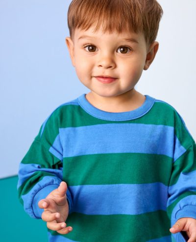 Baby Oversized Long Sleeve Ringer T-Shirt