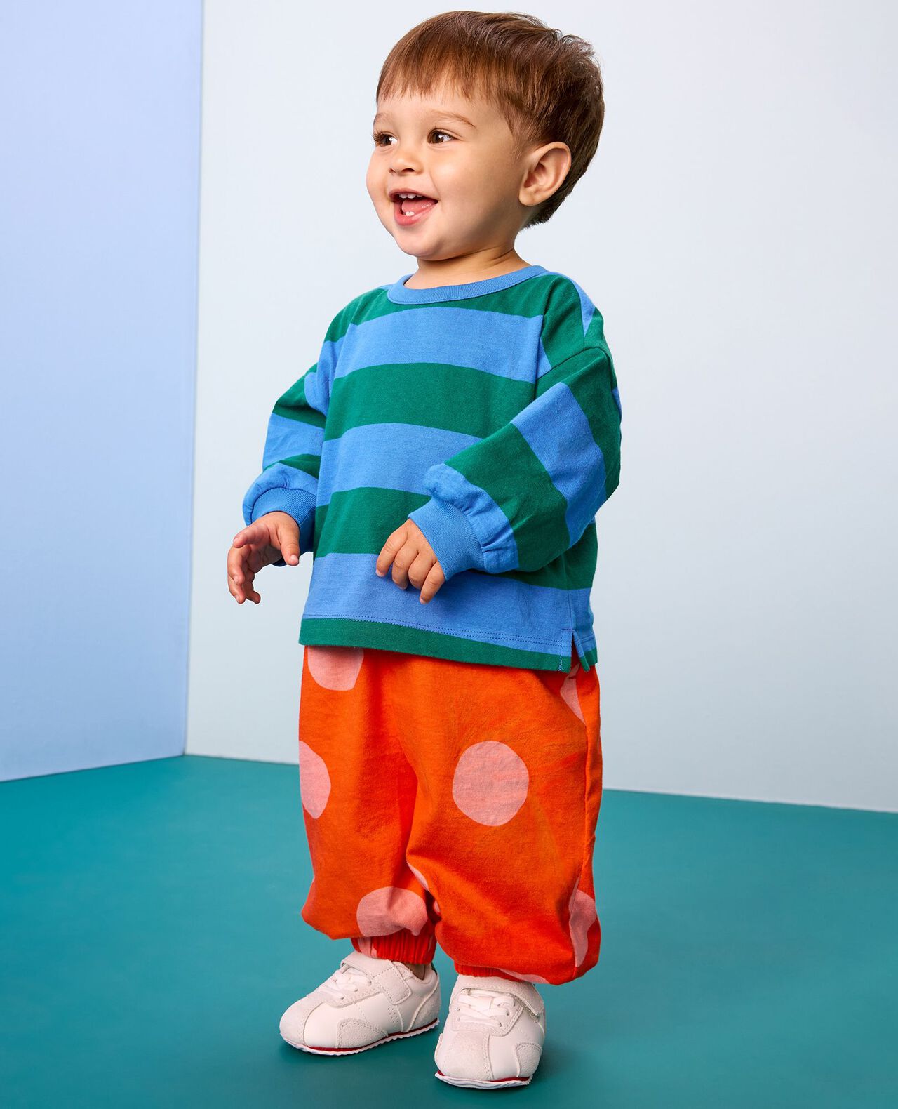 Baby Oversized Long Sleeve Ringer T-Shirt - Image 3