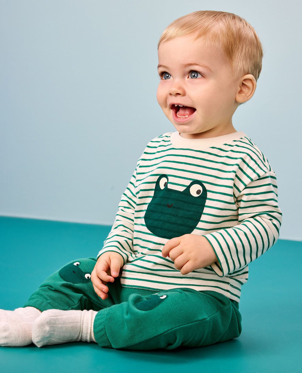 3-Pack Baby T-Shirts & Appliqué Pants Set - Image 2