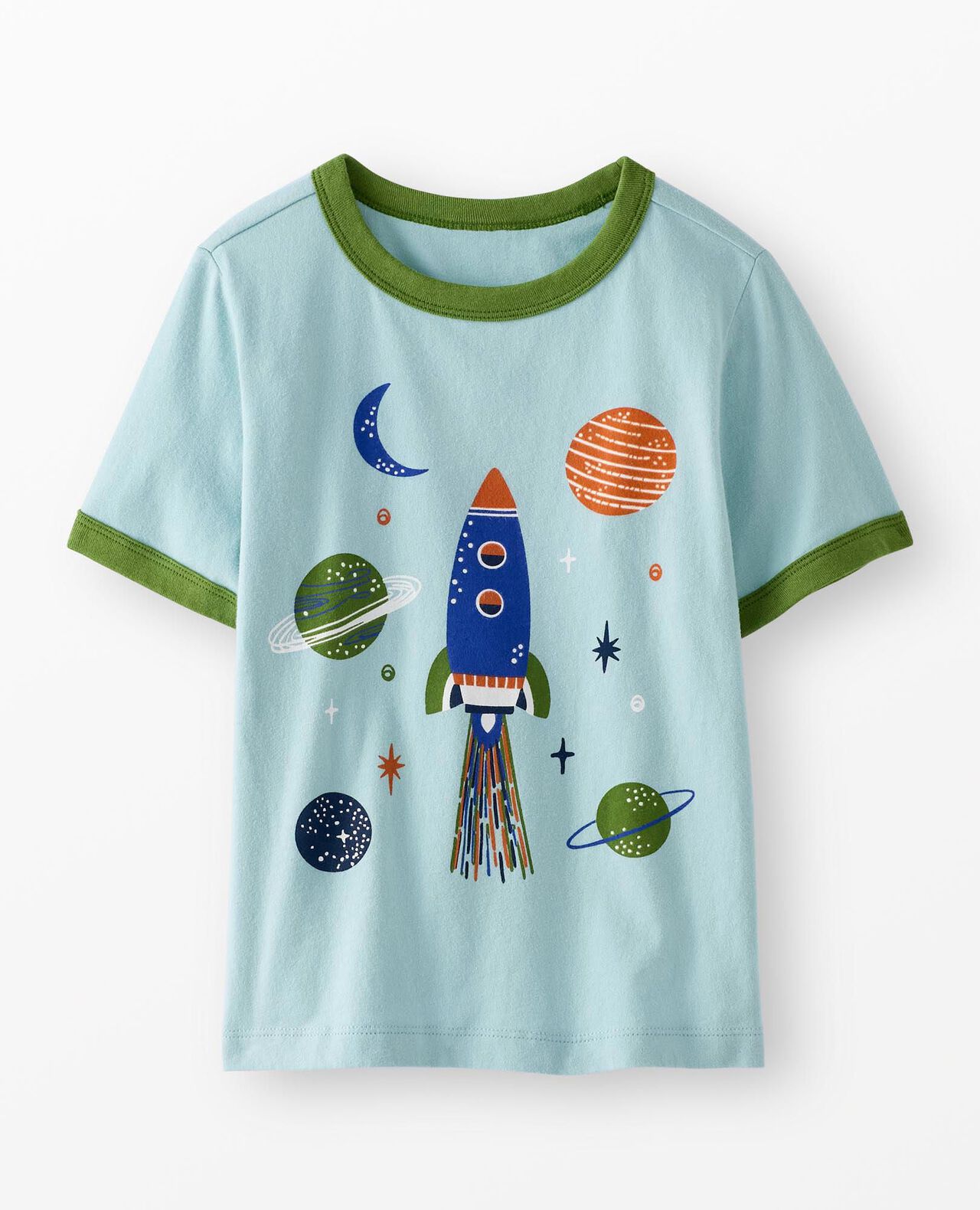 Classic Fit Graphic Ringer T-Shirt
