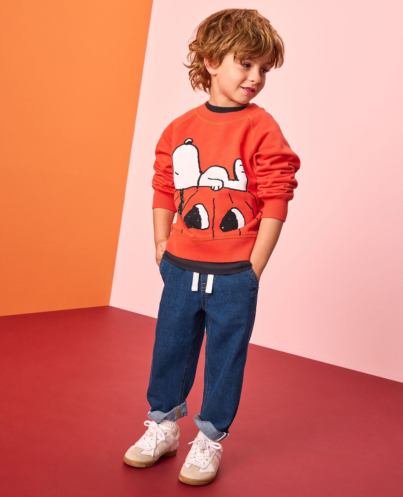 Peanuts Halloween French Terry Sweatshirt - Image 4