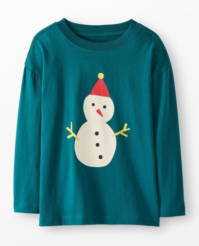 Holiday Long Sleeve Relaxed Fit Graphic T-Shirt