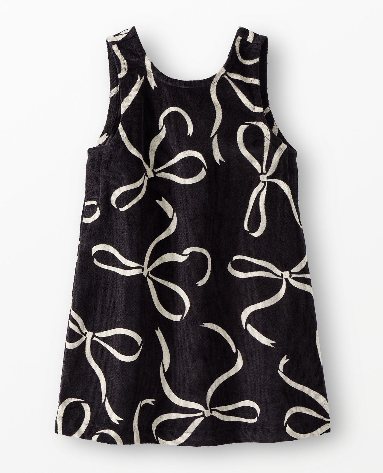 Sleeveless Velvet Bow Back Jumper