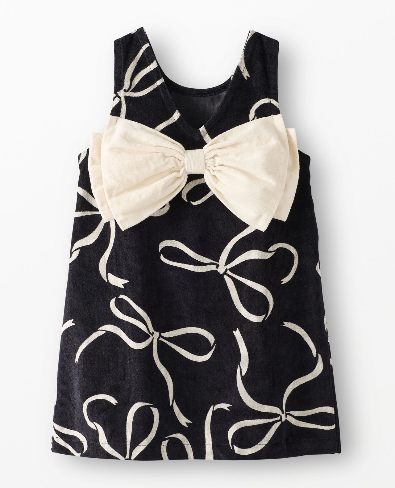 Sleeveless Velvet Bow Back Jumper - Image 2