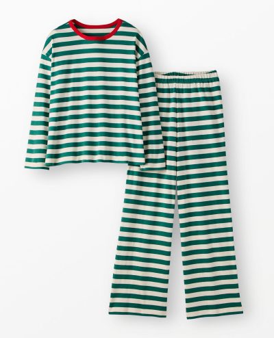 Women's Holiday Wide Leg Pajama Set
