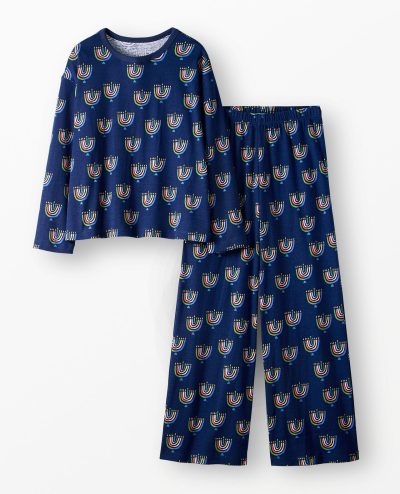 Women's Holiday Wide Leg Pajama Set