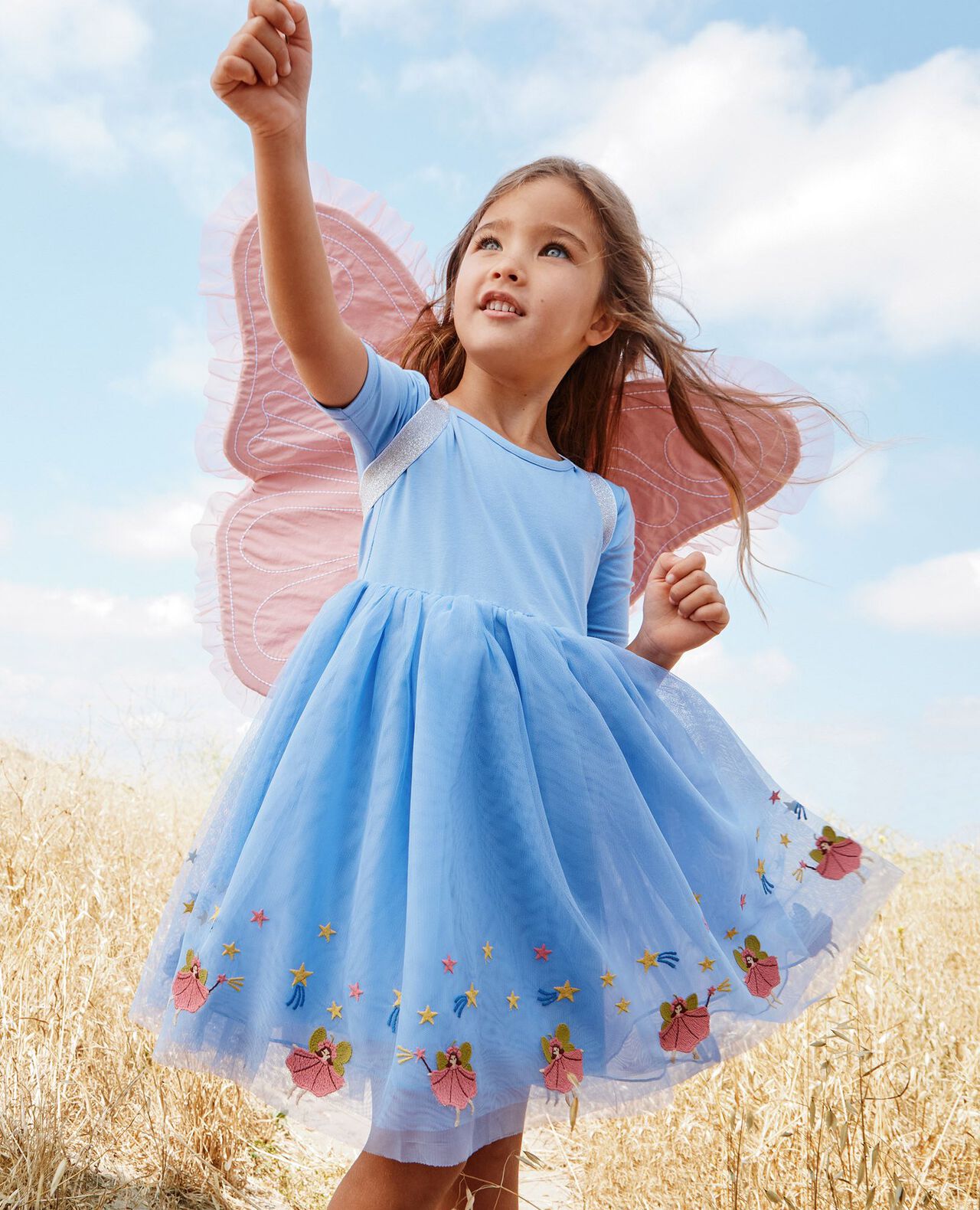Embroidered Tulle Dress - Image 3